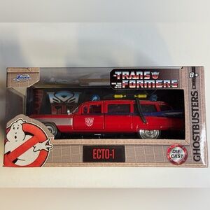 Jada Toys TRANSFORMERS & GHOSTBUSTERS ***ECTO-1 *** 1:32